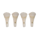 Set of four wall lamps in Murano glass