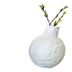 Sculptural vase with a mineral Boho spirit.