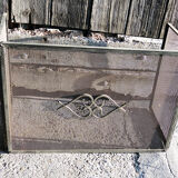 Old firewall 3 shutters in black metal