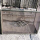 Old firewall 3 shutters in black metal
