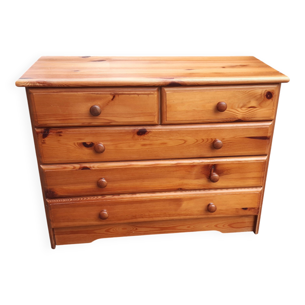 Commode pin massif 1980