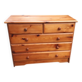 Commode pin massif 1980