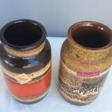 Deux vases Scheurich West Germany, années 60