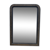 Mirror era Napoleon III gilded and blackened wood  - 141x100cm