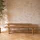 Paire de bancs en chêne – esprit ferme authentique ou