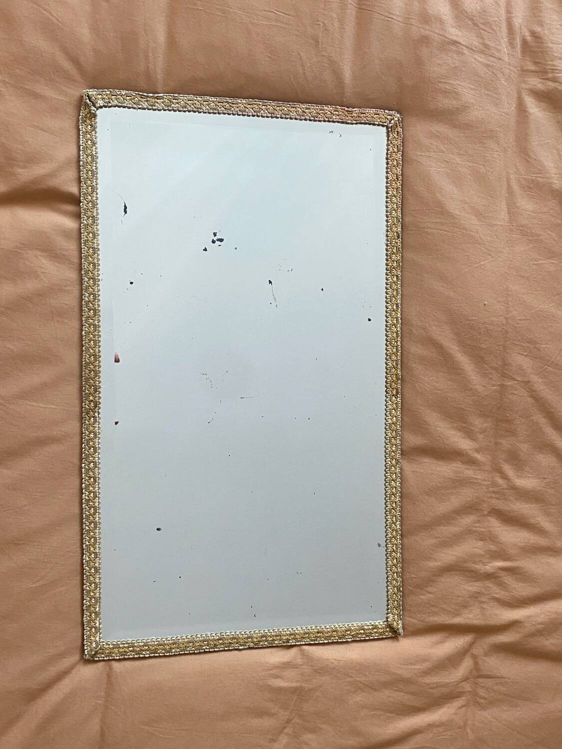 Beveled mirror to place
