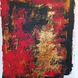 Abstract painting by decorator Erik Huet Alvarez