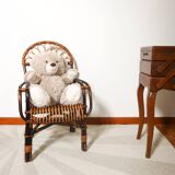 Fauteuil en rotin enfant