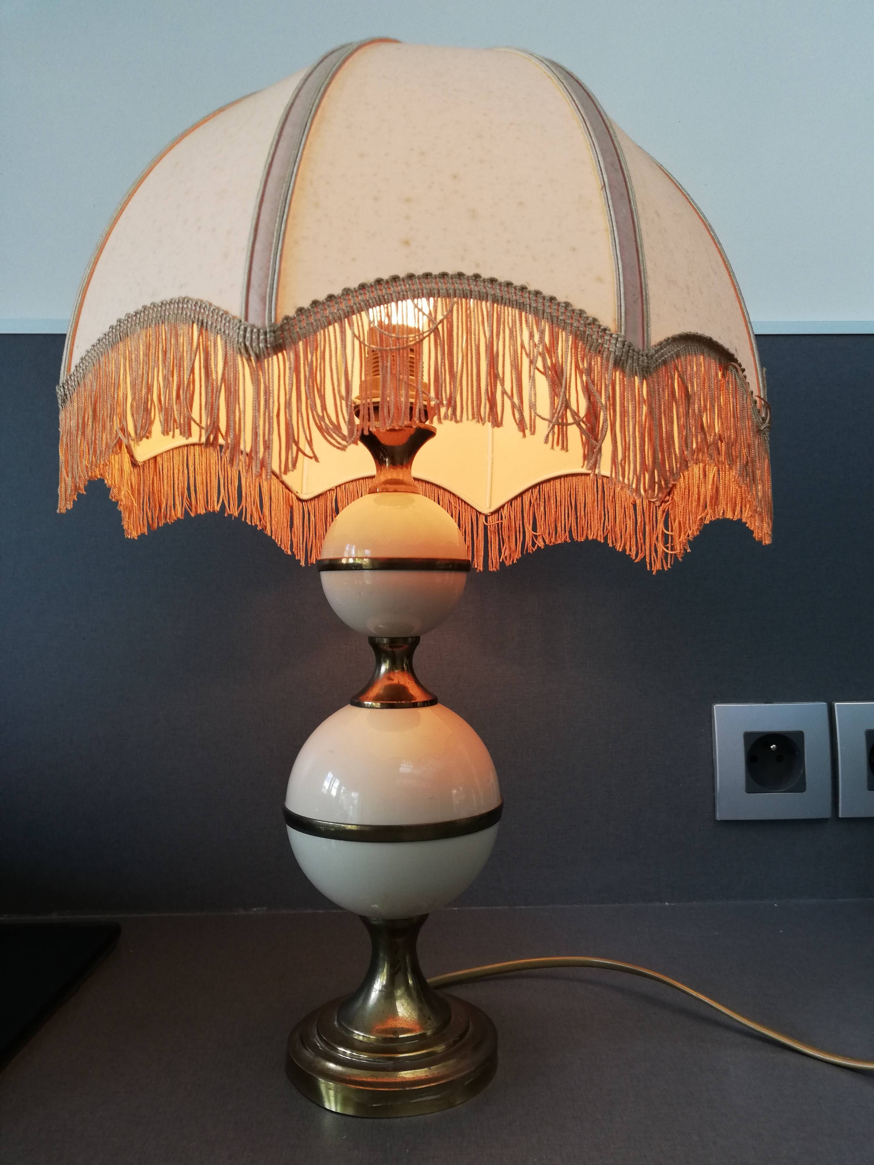 Lamp feet balls octagonal Lampshade Japanese