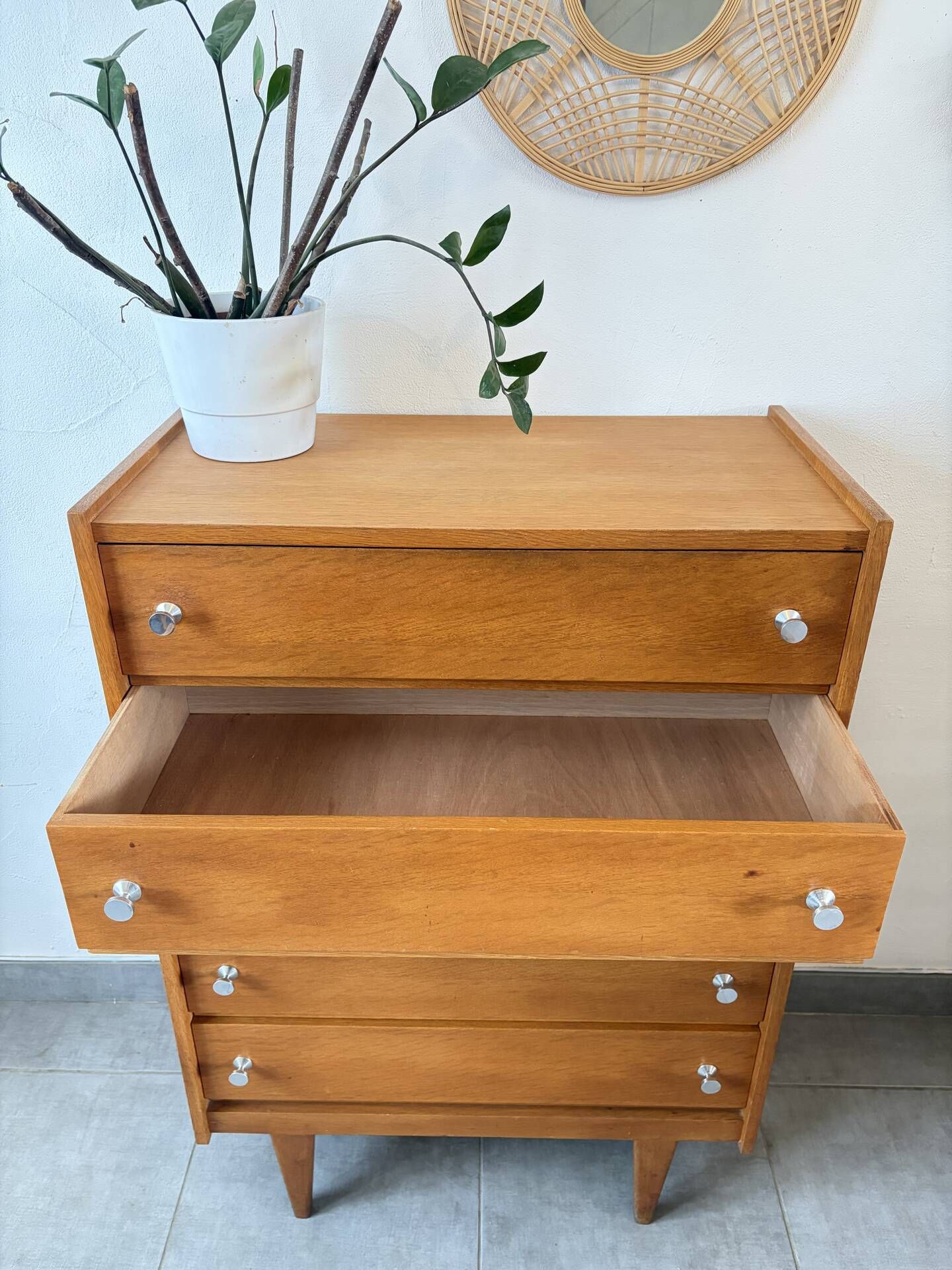 Scandinavian vintage chest of drawers / dresser