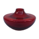 Vintage red glass vase