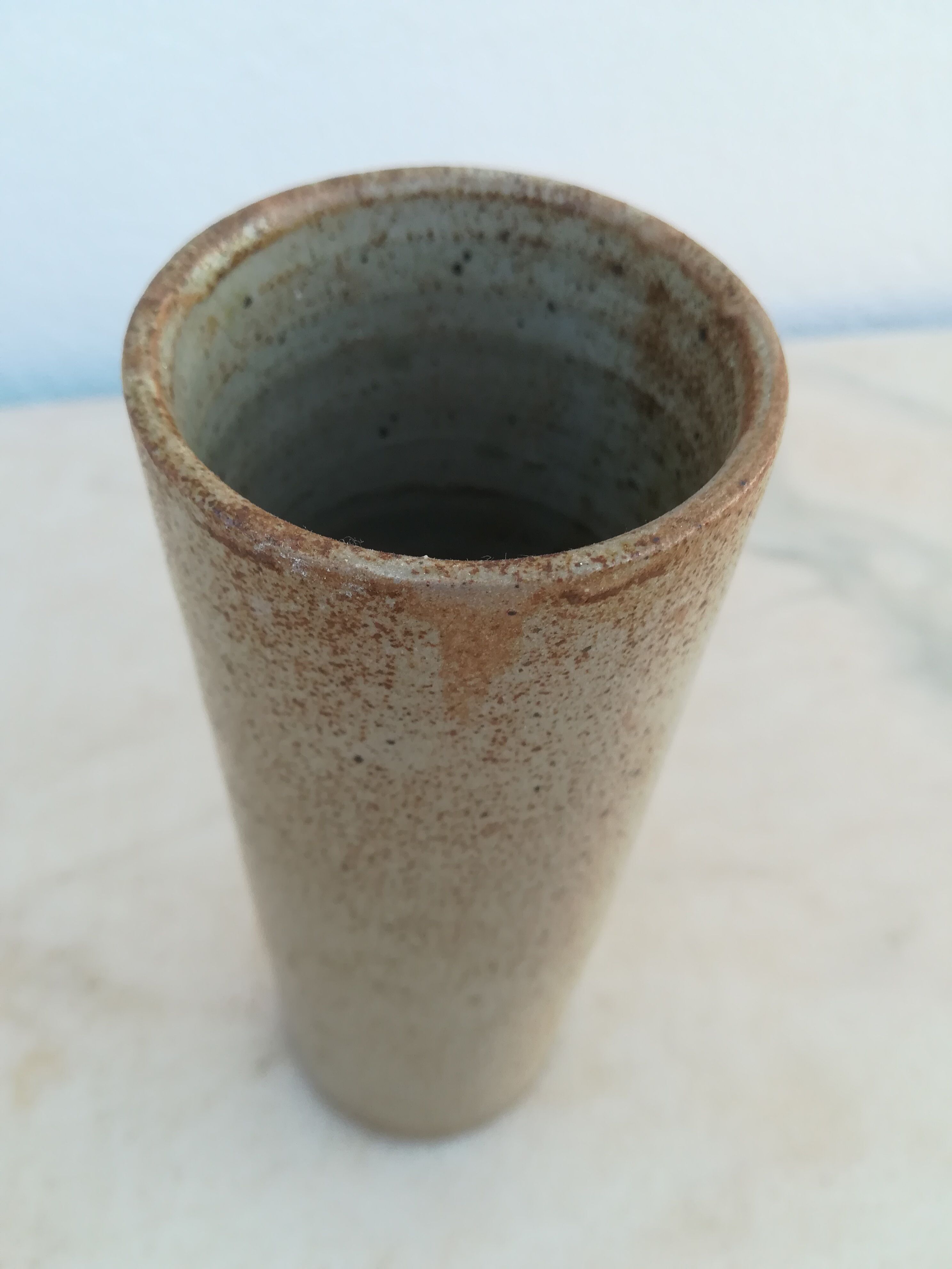 Sandstone tube vase