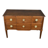 Walnut Jumping Commode, Louis XVI period – Late 18th century
