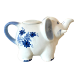Porcelain elephant teapot