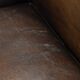 Beautifully shaped vintage sheepskin armchair with character