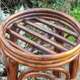 Vintage rattan bar stool
