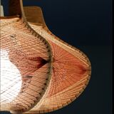 Scandinavian hanging  wire and wood