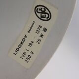 Red Table Lamp by Josef Hurka for Lidokov, 1970s