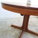 Table ronde extensible années 60
