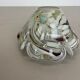 Murano Glass 1,1kg "FLORAL" Bowl Element Shell Ashtray Murano, Italy 1970s