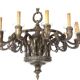 Twelve-arm chandelier, Northern Europe, circa 1900.