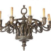 Lustre à douze bras, Europe du Nord, vers 1900.