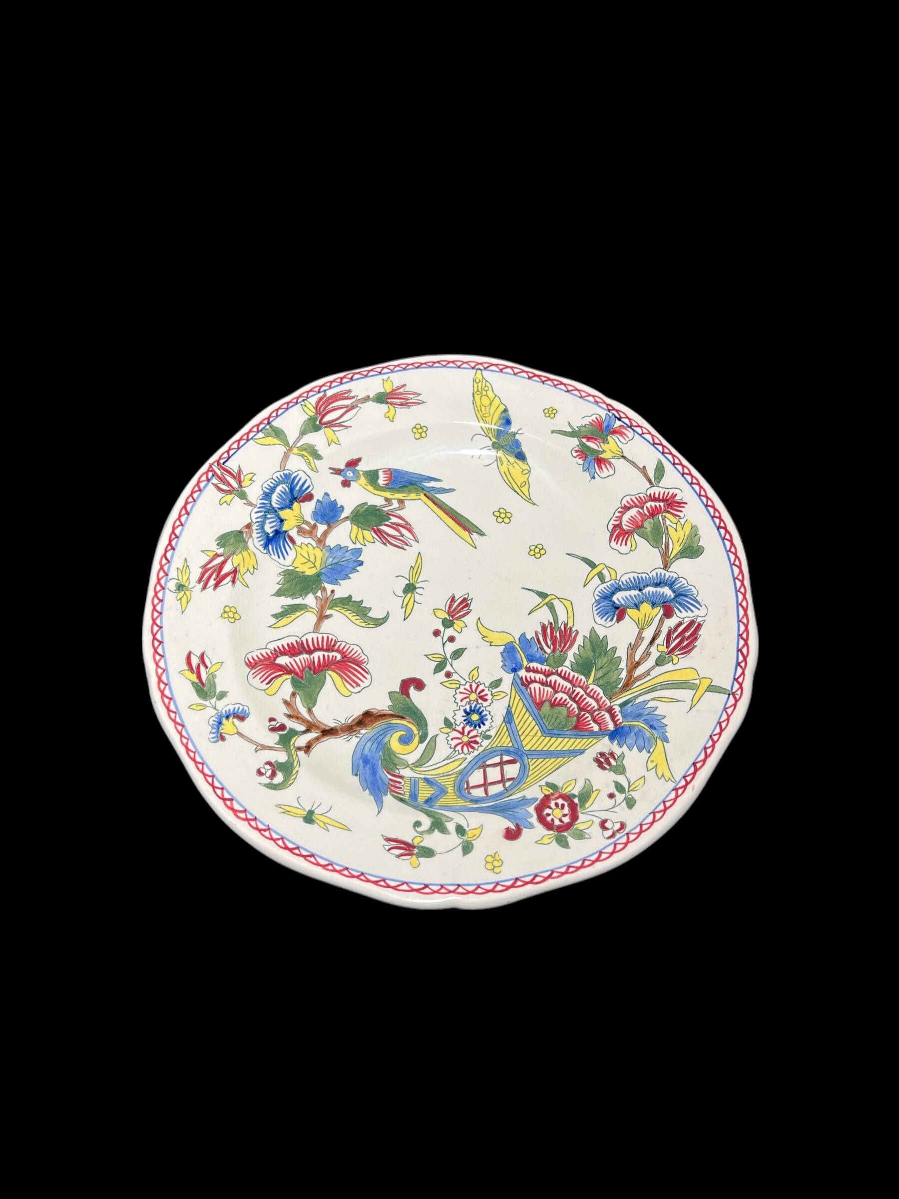 Gien porcelain plate