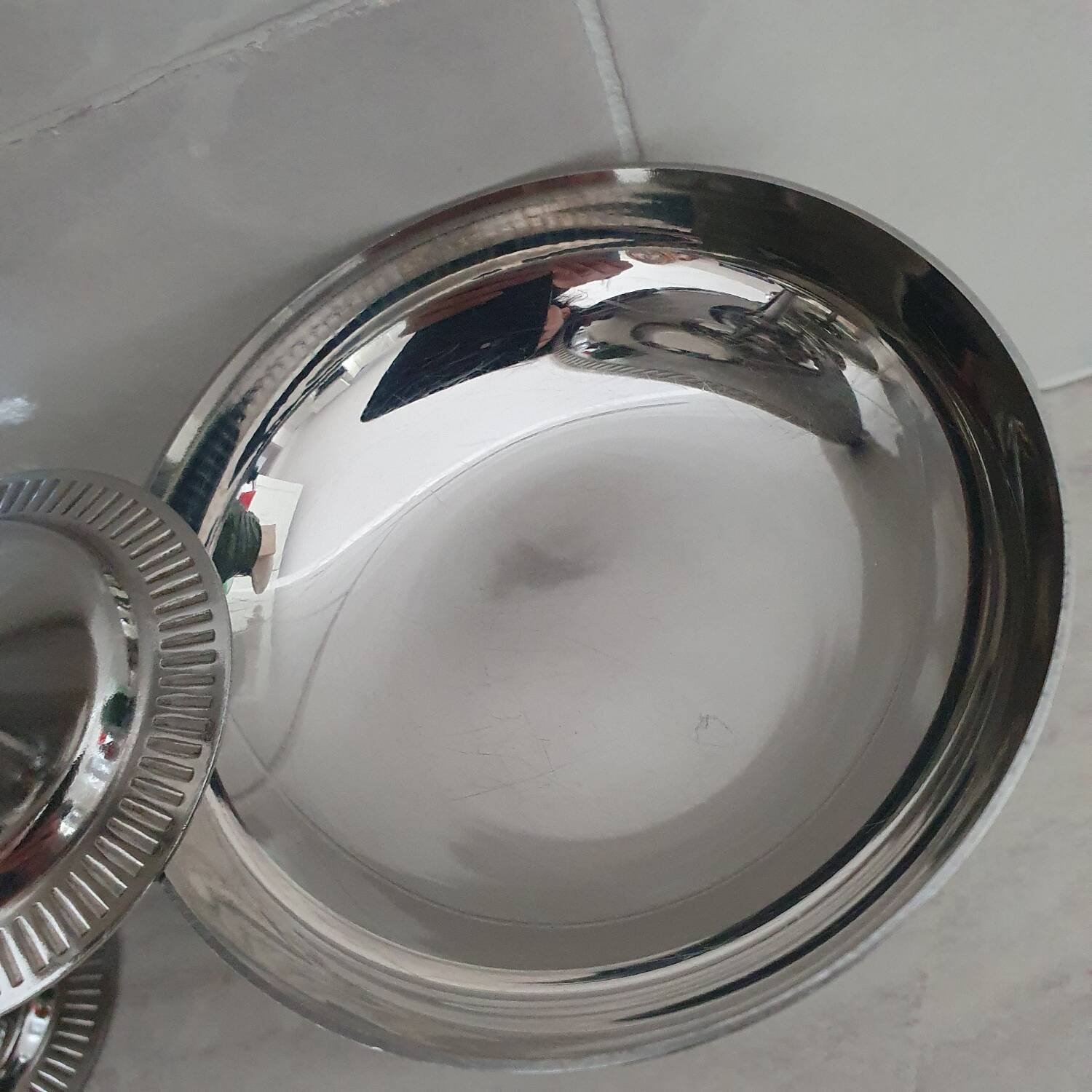 Chrome-plated stainless steel dessert bowls Jean Couzon