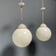 Ensemble de deux suspensions opalines Philips Phililight