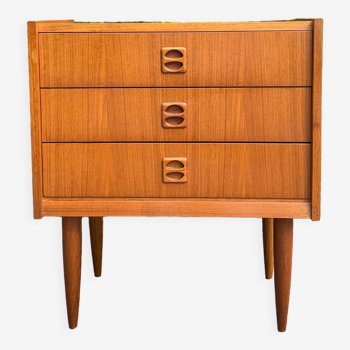 Vintage scandinavian teak chest of drawers