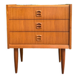 Vintage scandinavian teak chest of drawers