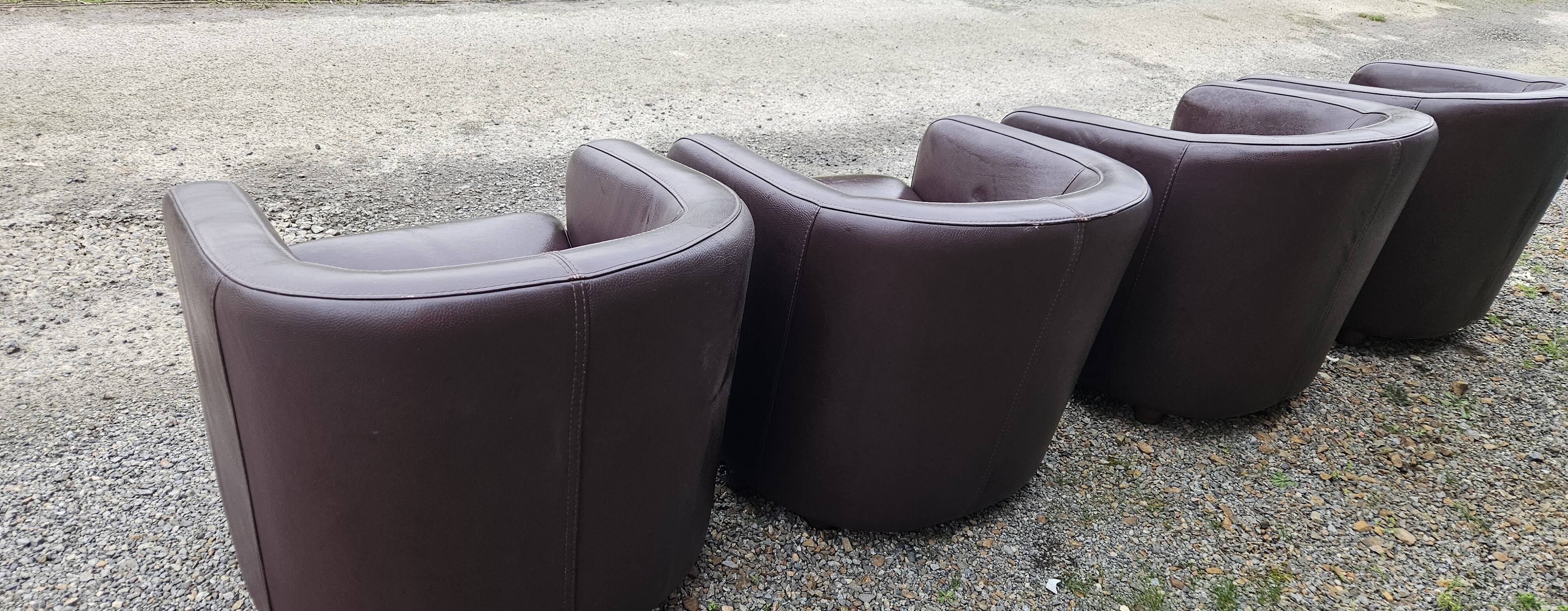 Duvivier toad armchairs