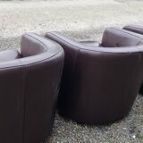 Duvivier toad armchairs