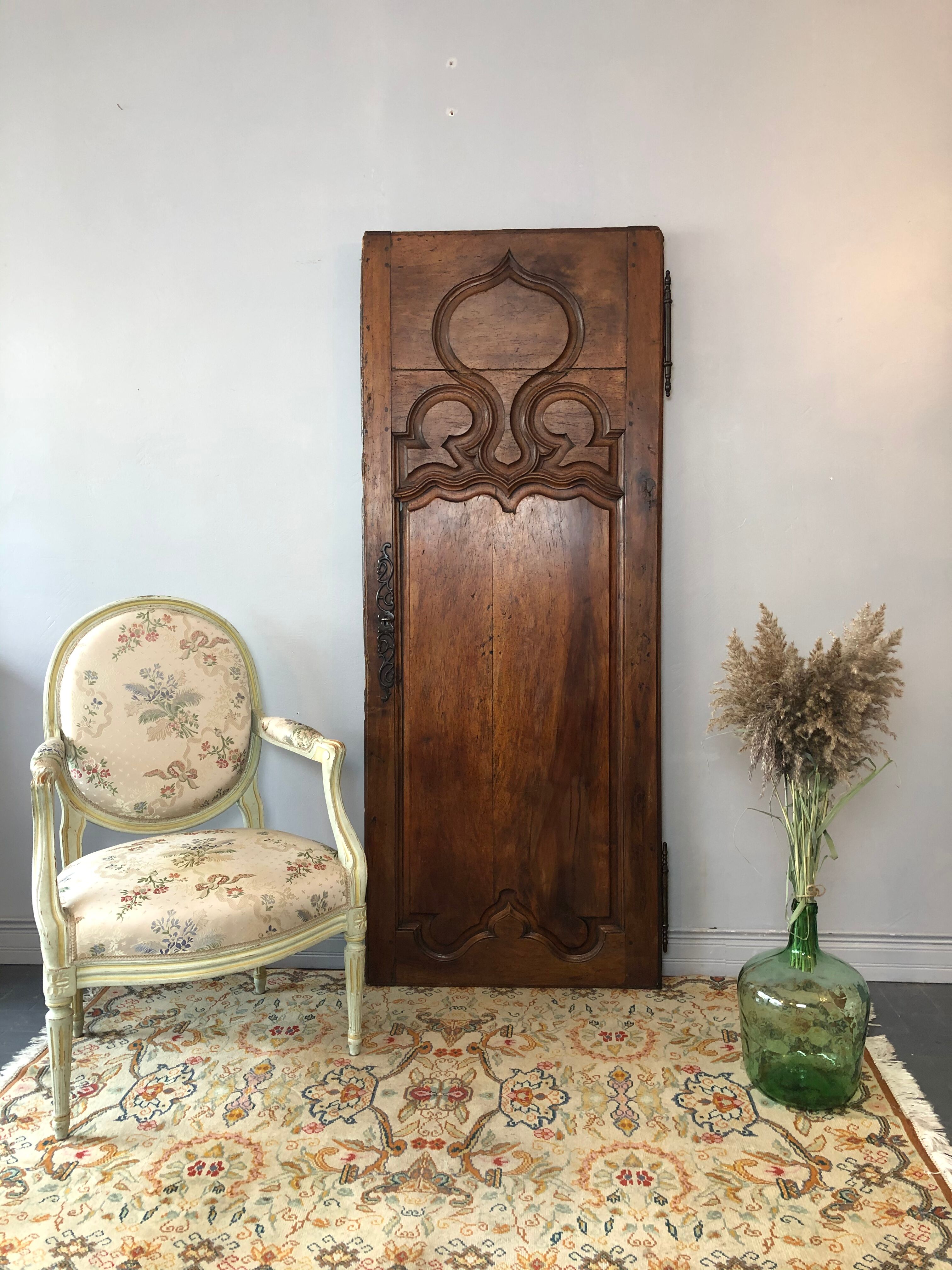 Oak door, 19th century