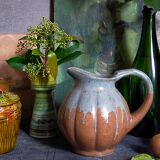 Pitcher in glazed stoneware Art-Nouveau early twentieth century