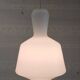 Scandinavian opaline pendant light - mid-20th century