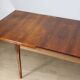 Table de repas scandinave extensible en palissandre, 1960