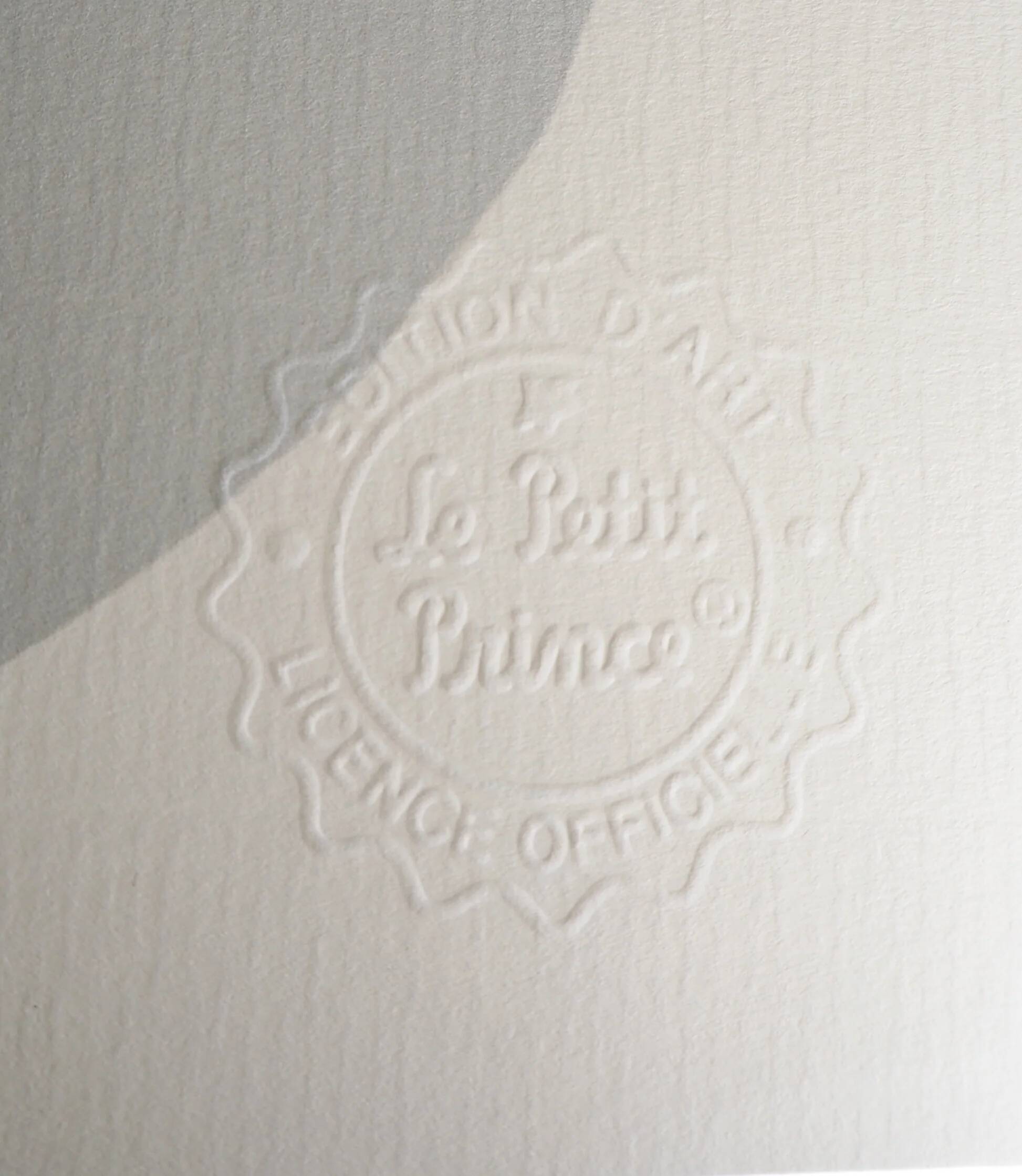 Antoine de Saint-Exupéry: The Little Prince Observes His Rose - Lithograph