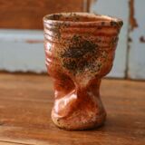 Mug en grès pyrite signée La Borne
