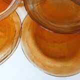 12 Arcoroc Sierra Ambre dessert plates