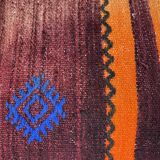 Vintage turkish kilim cushion cover , 40 x 40 cm