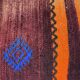 Housse de coussin kilim turc vintage, 40 x 40 cm