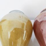Set of two Murano glass vases