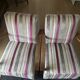 A pair of Art Deco armchairs in very good condition.