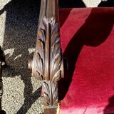 Pair of antique armchairs, carved in walnut