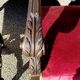 Pair of antique armchairs, carved in walnut