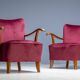 Pair of Art Deco Armchairs, 1930s, Czechoslovakia