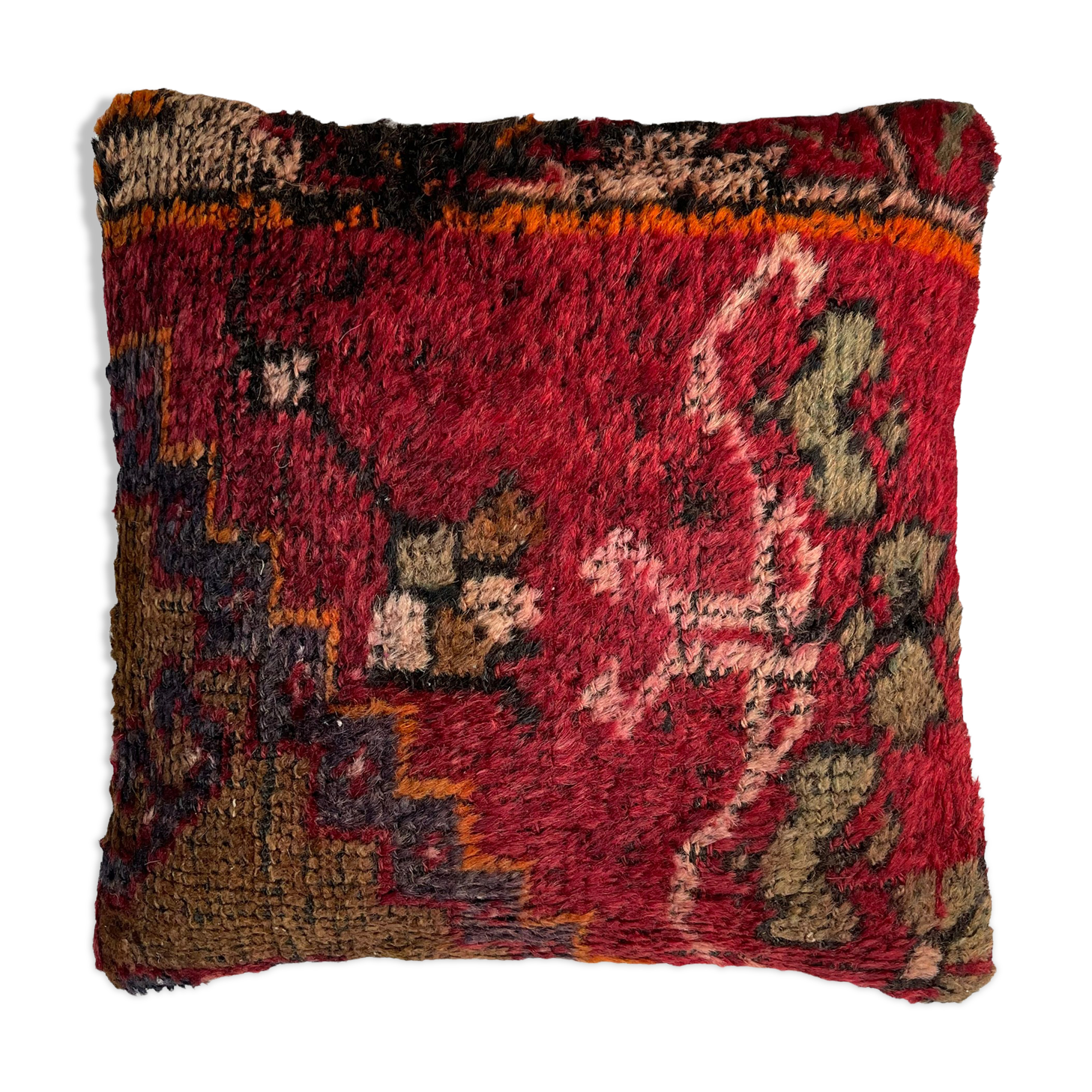 Vintage turkish cushion cover, 45 x 45 cm