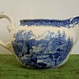 Vintage milk jug Villiroy & Boch Burgenland in blue and white stamped 3488.