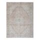1970s Vintage Persian Handmade Wool Cotton Orange Area Rug 243x314